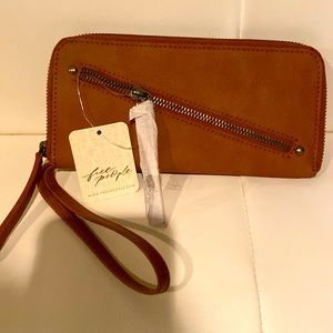 NWT Free People vegan wallet